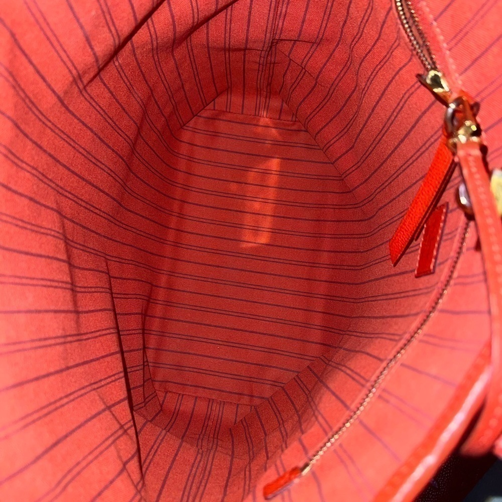 LOUIS VUITTON EMPREINTE LEATHER RED CITADINE PM TOTE BAG - Picture 7 of 14
